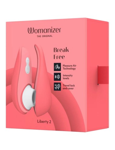 WOMANIZER - LIBERTY 2 CLITORIS STIMULATOR & SUCKER PINK