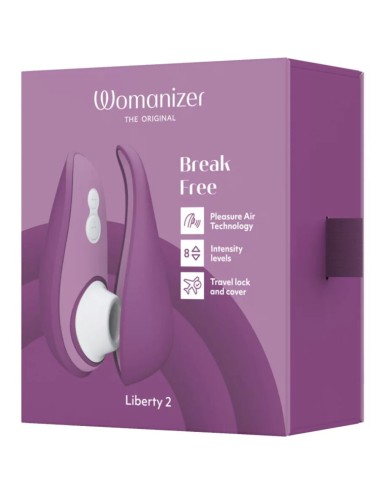 WOMANIZER - LIBERTY 2 CLITORIS STIMULATOR & SUCKER VIOLET