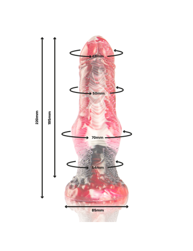EPIC - HELIOS DILDO WITH TESTICLES HEAT AND ECSTASY
