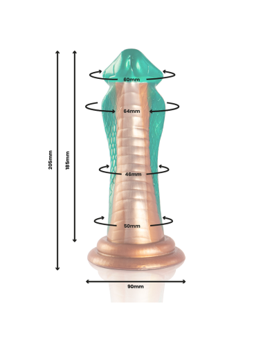 EPIC - PYTHON DILDO COBRA GREEN