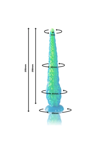 EPIC - SCYLLA FLUORESCENT THIN TENTACLE DILDO SMALL SIZE