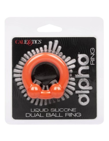 CALIFORNIA EXOTICS - ALPHA DUAL BALL RING ORANGE