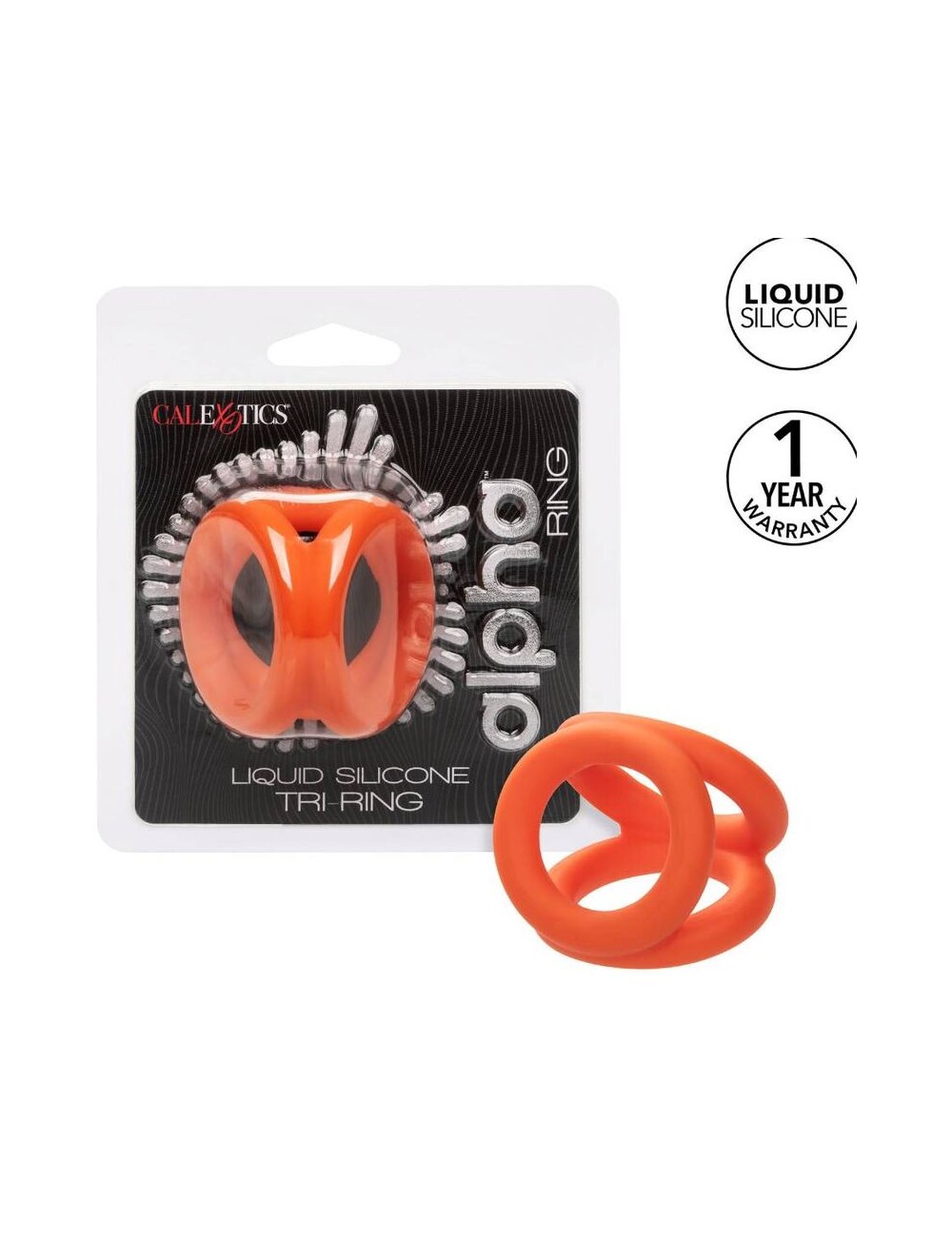 CALIFORNIA EXOTICS - ALPHA TRI-RING ORANGE CALIFORNIA EXOTICS - ALPHA TRI-RING ORANGE