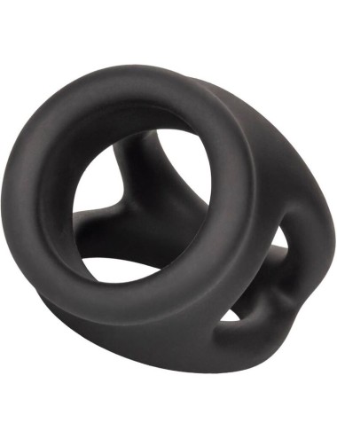 CALIFORNIA EXOTICS - ALPHA DUAL CAGE RING BLACK