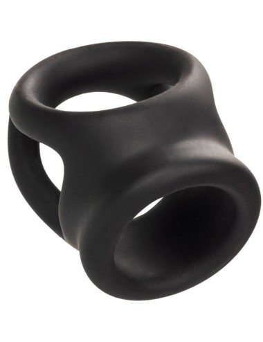 CALIFORNIA EXOTICS - ALPHA DUAL CAGE RING BLACK