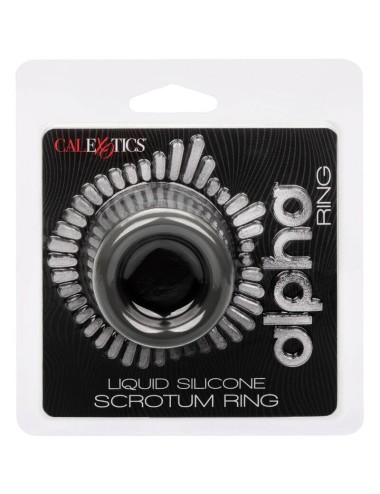 CALIFORNIA EXOTICS - ALPHA SCROTUM STRETCHING RING BLACK