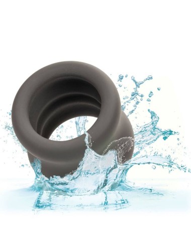 CALIFORNIA EXOTICS - ALPHA SCROTUM STRETCHING RING BLACK