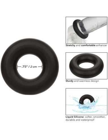 CALIFORNIA EXOTICS - ALPHA PROLONG MEDIUM RING BLACK