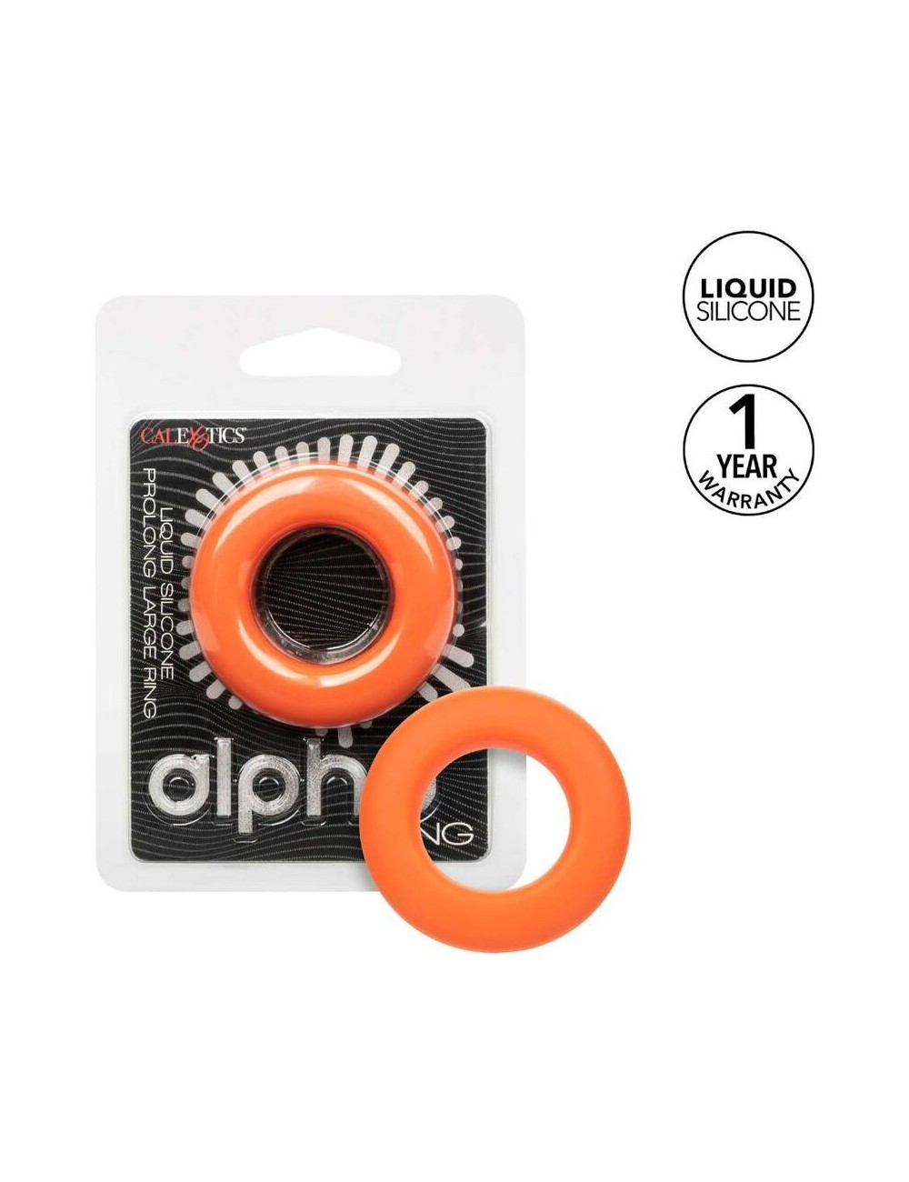 CALIFORNIA EXOTICS - ALPHA PROLONG LARGE RING ORANGE