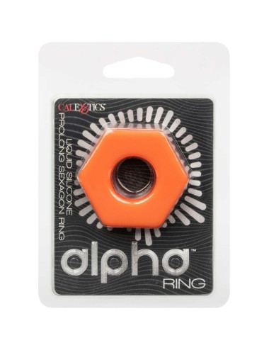 CALIFORNIA EXOTICS - ALPHA PROLONG SEXAGON RING ORANGE