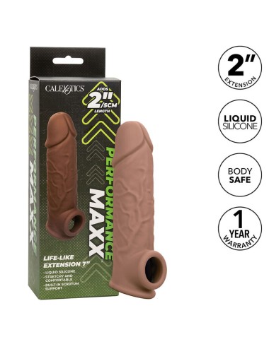 CALIFORNIA EXOTICS - PERFORMANCE MAXX LIFE-LIKE EXTENSION 7 BROWN SKIN