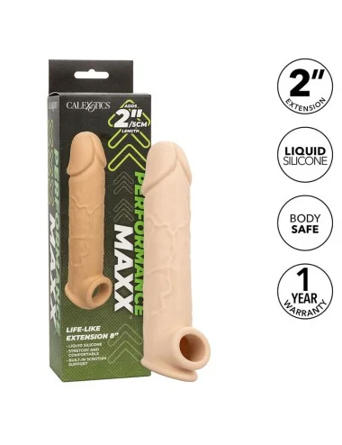 CALIFORNIA EXOTICS - PERFORMANCE MAXX LIFE-LIKE EXTENSION 8 LIGHT SKIN