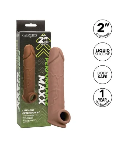 CALIFORNIA EXOTICS - PERFORMANCE MAXX LIFE-LIKE EXTENSION 8 BROWN SKIN