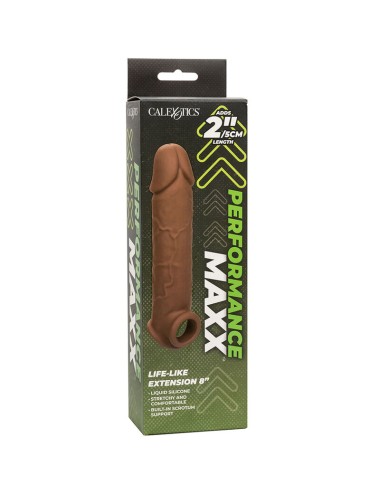 CALIFORNIA EXOTICS - PERFORMANCE MAXX LIFE-LIKE EXTENSION 8 BROWN SKIN