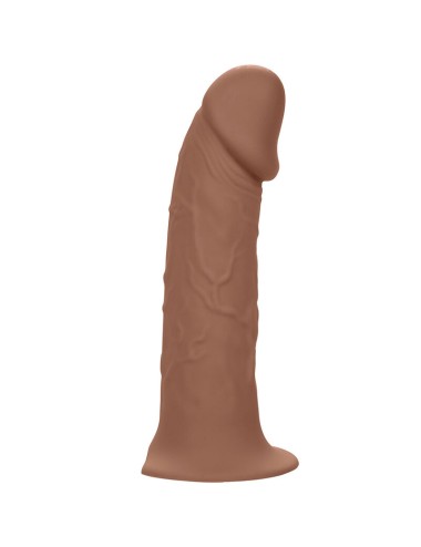 CALIFORNIA EXOTICS - PERFORMANCE MAXX LIFE-LIKE EXTENSION WITH HARNESS BROWN SKIN