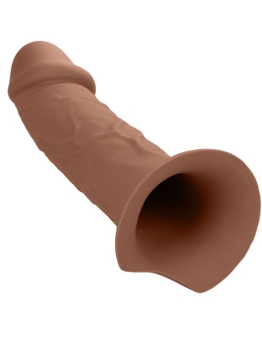 CALIFORNIA EXOTICS - PERFORMANCE MAXX LIFE-LIKE EXTENSION WITH HARNESS BROWN SKIN