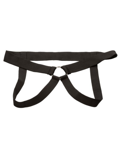 CALIFORNIA EXOTICS - PERFORMANCE MAXX LIFE-LIKE EXTENSION WITH HARNESS BROWN SKIN