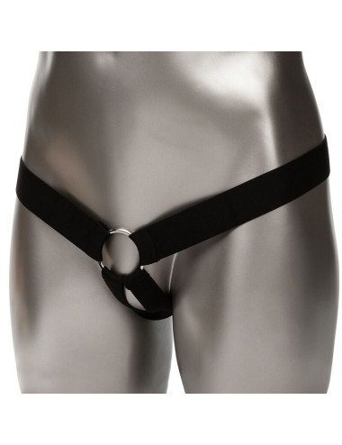 CALIFORNIA EXOTICS - PERFORMANCE MAXX LIFE-LIKE EXTENSION WITH HARNESS BROWN SKIN