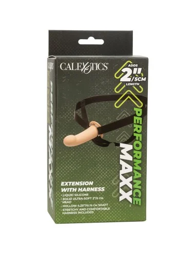CALIFORNIA EXOTICS - PERFORMANCE MAXX EXTENSION WITH HARNESS LIGHT SKIN