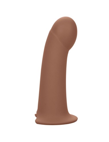 CALIFORNIA EXOTICS - PERFORMANCE MAXX EXTENSION WITH HARNESS BROWN SKIN