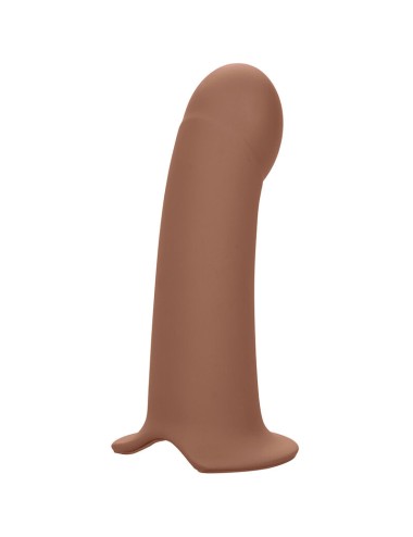 CALIFORNIA EXOTICS - PERFORMANCE MAXX EXTENSION WITH HARNESS BROWN SKIN
