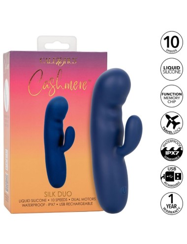 CALIFORNIA EXOTICS - CASHMERE SILK DUO BLUE