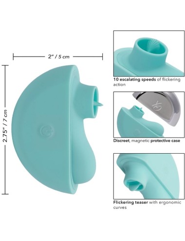 CALIFORNIA EXOTICS - OVATION RAVE STIMULATOR AQUA GREEN