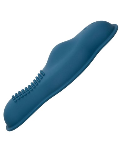 CALIFORNIA EXOTICS - RIDER MASSAGER DOUBLE MOTOR REMOTE CONTROL BLUE