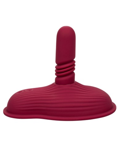 CALIFORNIA EXOTICS - RIDER MASSAGER DOUBLE MOTOR REMOTE CONTROL RED