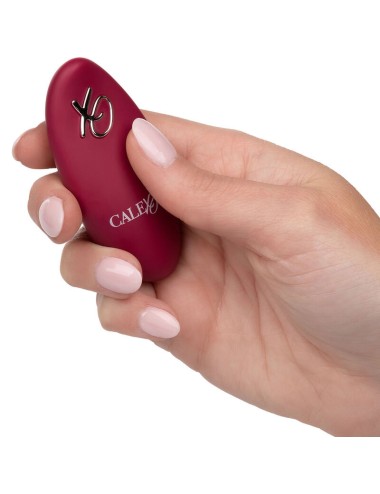 CALIFORNIA EXOTICS - RIDER MASSAGER DOUBLE MOTOR REMOTE CONTROL RED