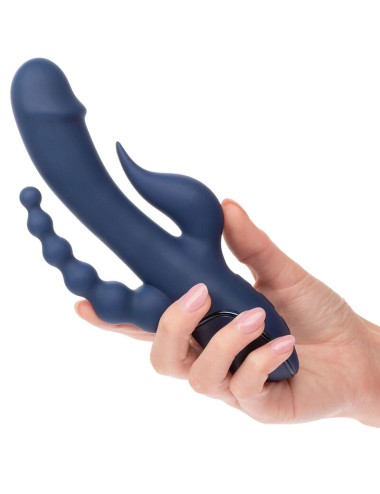 CALIFORNIA EXOTICS - VIBRATOR TRIPLE ORGASM BLUE