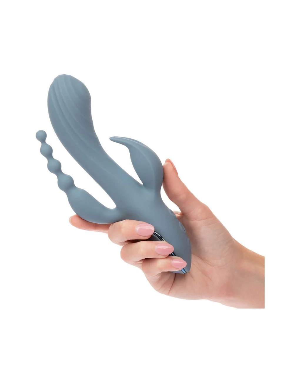 CALIFORNIA EXOTICS - VIBRATOR TRIPLE ECSTASY GREY CALIFORNIA EXOTICS - VIBRATOR TRIPLE ECSTASY GREY