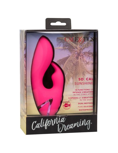 CALIFORNIA EXOTICS - SO. CAL SUNSHINE VIBRATOR RABBIT FUCHSIA BY CALIFORNIA DREAMING