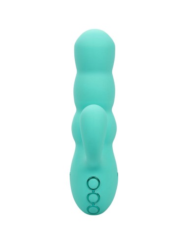 CALIFORNIA EXOTICS - DEL MAR DIVA VIBRATOR RABBIR AQUA GREEN BY CALIFORNIA DREAMING