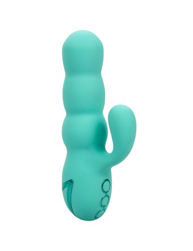 CALIFORNIA EXOTICS - DEL MAR DIVA VIBRATOR RABBIR AQUA GREEN BY CALIFORNIA DREAMING