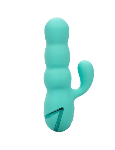 CALIFORNIA EXOTICS - DEL MAR DIVA VIBRATOR RABBIR AQUA GREEN BY CALIFORNIA DREAMING