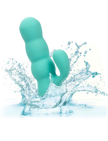 CALIFORNIA EXOTICS - DEL MAR DIVA VIBRATOR RABBIR AQUA GREEN BY CALIFORNIA DREAMING