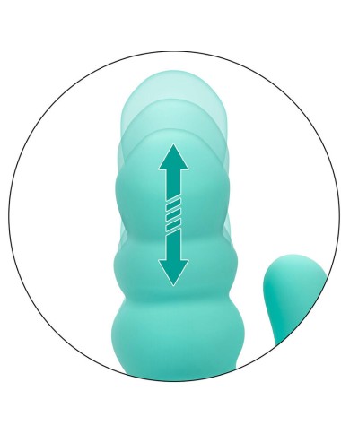 CALIFORNIA EXOTICS - DEL MAR DIVA VIBRATOR RABBIR AQUA GREEN BY CALIFORNIA DREAMING