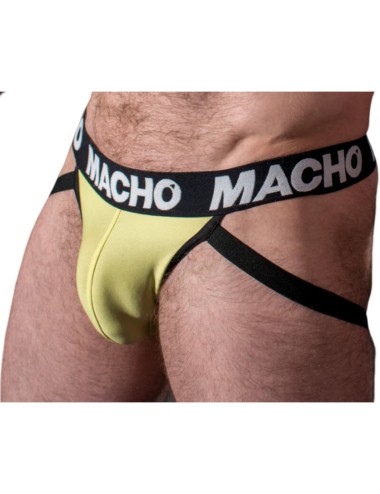 MACHO - MX25A JOCK LYCRA YELLOW S