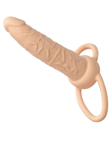 CALIFORNIA EXOTICS - PERFORMANCE MAXX RECHARGABLE DUAL PENETRATOR LIGHT SKIN
