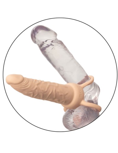 CALIFORNIA EXOTICS - PERFORMANCE MAXX RECHARGABLE DUAL PENETRATOR LIGHT SKIN