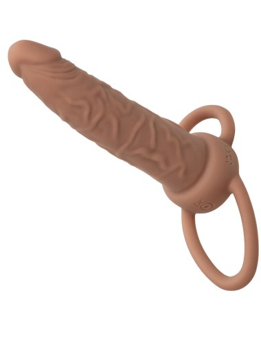 CALIFORNIA EXOTICS - PERFORMANCE MAXX RECHARGABLE DUAL PENETRATOR BROWN SKIN