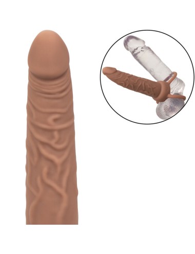 CALIFORNIA EXOTICS - PERFORMANCE MAXX RECHARGABLE DUAL PENETRATOR BROWN SKIN