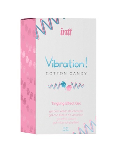 INTT - POWERFUL INTIMATE STIMULANT COTTON CANDY LIQUID VIBRATOR GEL 15 ML