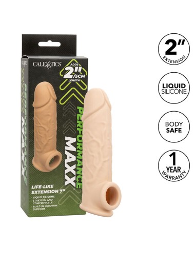 CALIFORNIA EXOTICS - PERFORMANCE MAXX LIFE-LIKE EXTENSION 7 LIGHT SKIN