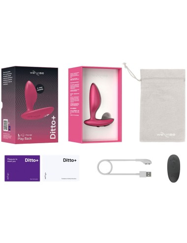 WE-VIBE - DITTO+ ANAL PLUG VIBRATOR PINK