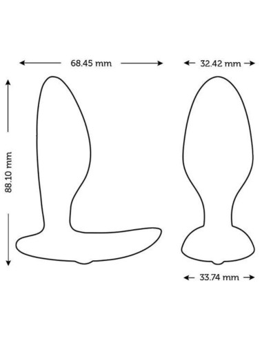 WE-VIBE - DITTO+ ANAL PLUG VIBRATOR BLACK