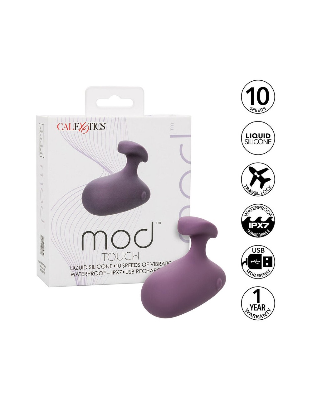 CALIFORNIA EXOTICS - MOD TOUCH STIMULATOR PURPLE CALIFORNIA EXOTICS - MOD TOUCH STIMULATOR PURPLE
