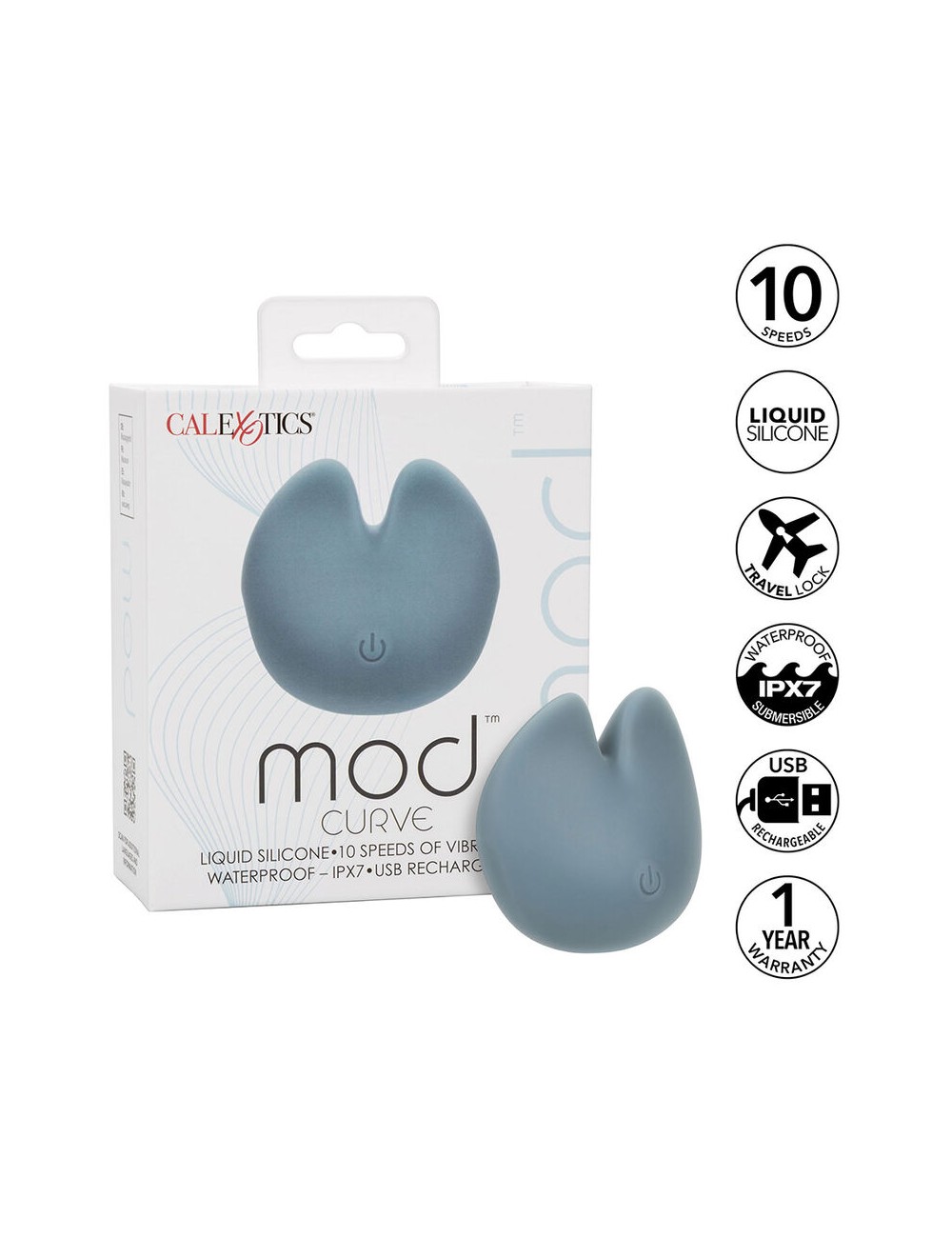 CALIFORNIA EXOTICS - MOD CURVE STIMULATOR BLUE