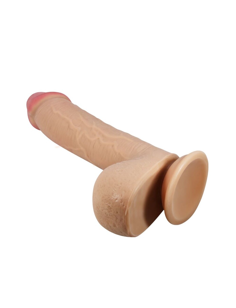 PRETTY LOVE - SLIDING SKIN SERIES REALISTIC DILDO WITH SLIDING SKIN SUCTION CUP FLESH 23.4 CM